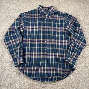 Pendleton Men's Shirt 100% Virgin Wool Plaid Button Down Business Casual M Multi